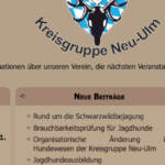 Neue Internetseite